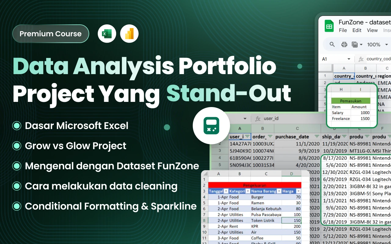 Kelas Membuat Portfolio Data Analysis Stand-Out untuk Remote Job di BuildWithAngga